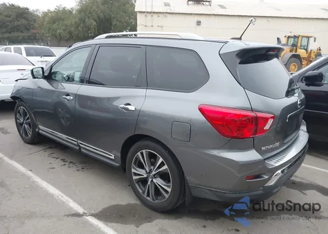 2018 Nissan Pathfinder Platinum from USA, damaged, VIN 5N1DR2MN2JC671237